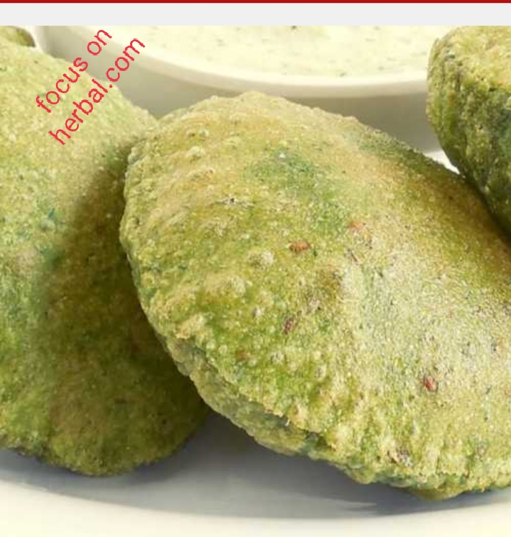 Panjabi style palak Puri 