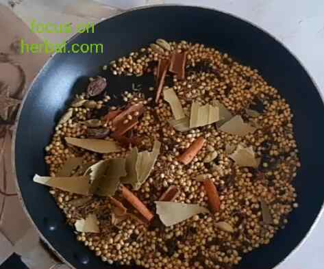 Special home made sabji masala powder in Hindi