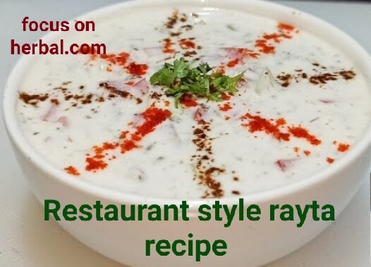 Restaurant style rayta recipe 