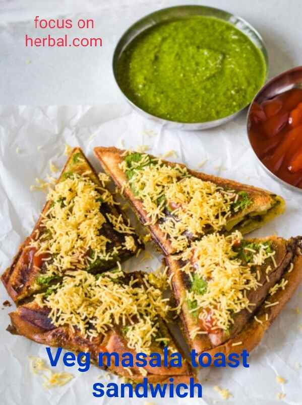 Veg masala toast sandwich 