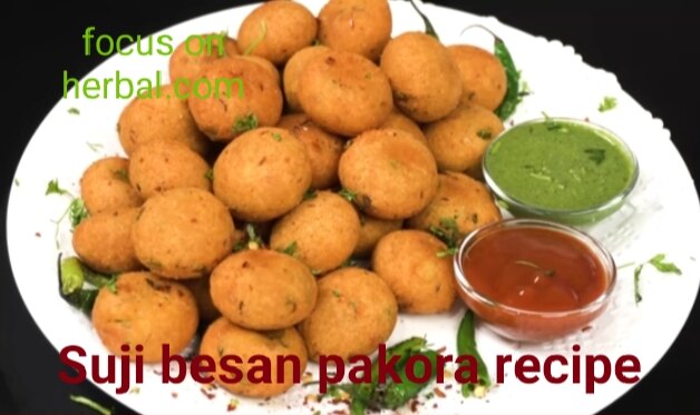 Suji besan snacks recipe 