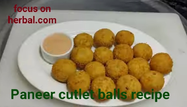 Paneer cutlet balls recipe 