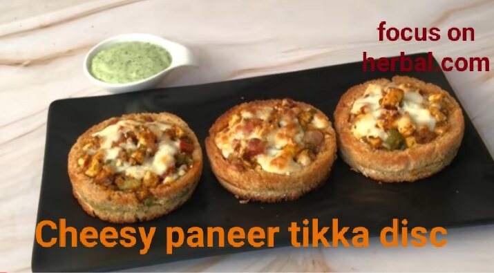 Cheesy paneer tikka disc 