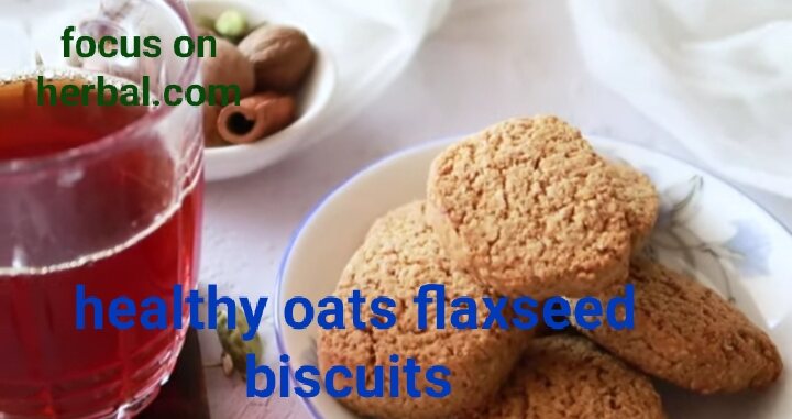 Healthy oats flaxseed biscuits 