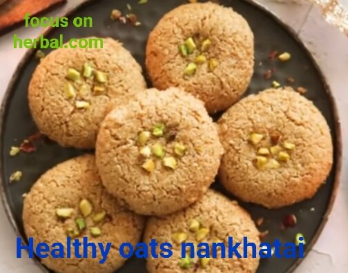 Healthy oats nankhatai cookies 