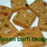 Besan barfi recipe